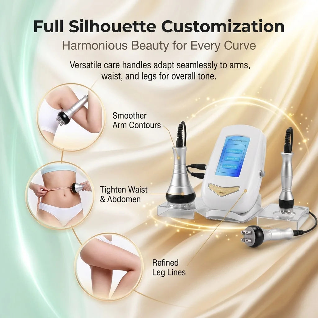 Máquina de Masaje de Radiofrecuencia Facial y Corporal con Cavitación Ultrasónica 40K, para Adelgazar, Moldear el Cuerpo y Quemar Grasa, Venta Caliente 2026