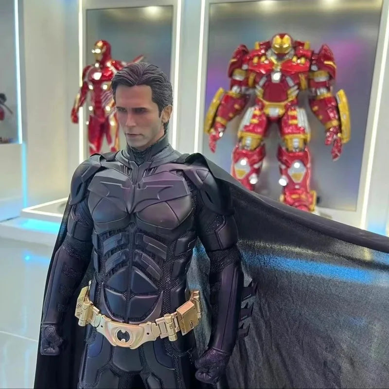68cm Oversized Dark Knight Batman 1/3 Bell Edition Batman Statue Model Handmade Collection Gift Living Room High-Grade Ornaments