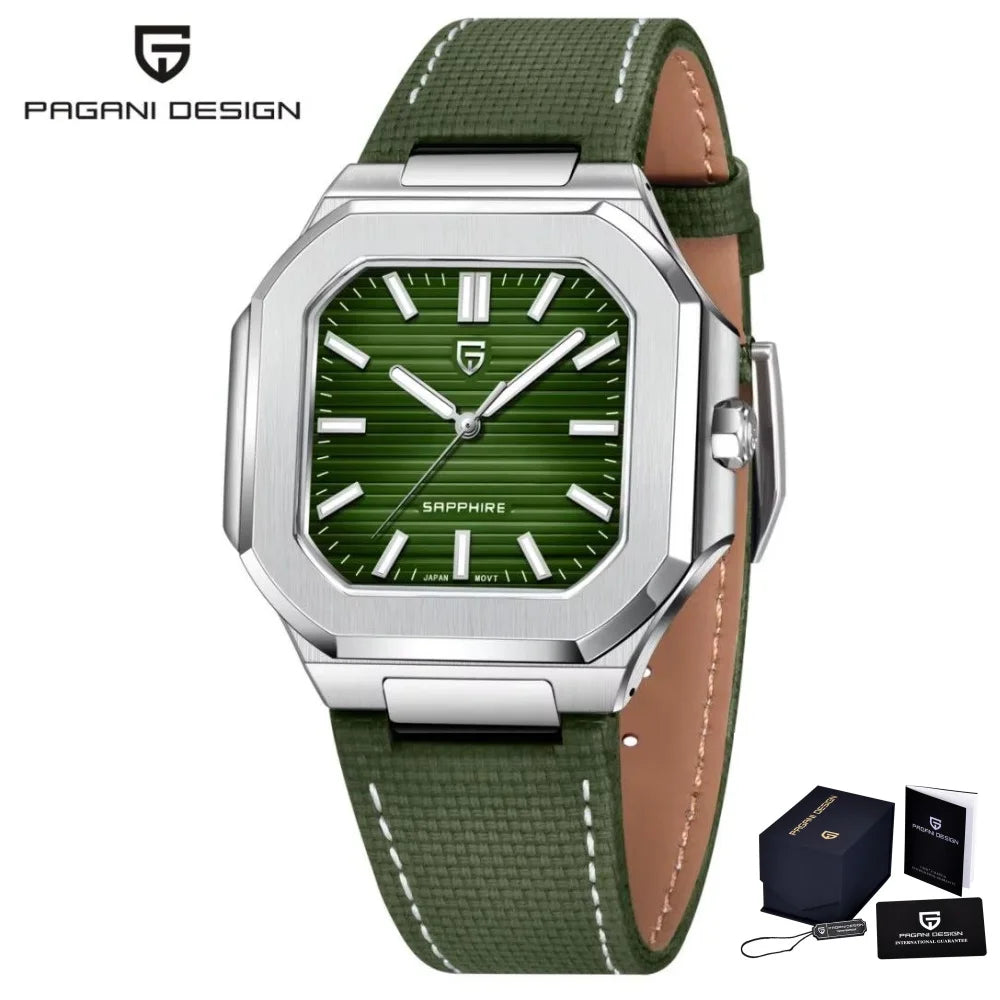 2026 New PAGANI DESIGN Top Brand Men Quartz Watches Luxury Sapphire Glass AR Coated Business Watch Japan VH31 Luminous Watch Men