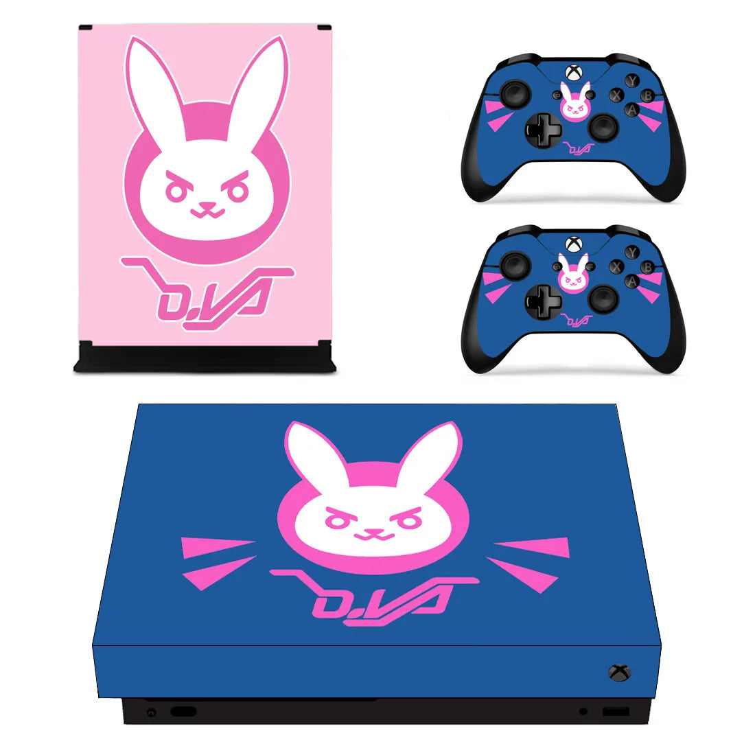 Personalización, Diseño Personalizado, Vinilos Adhesivos para Cubrir Completamente la Consola y el Control de Xbox One X