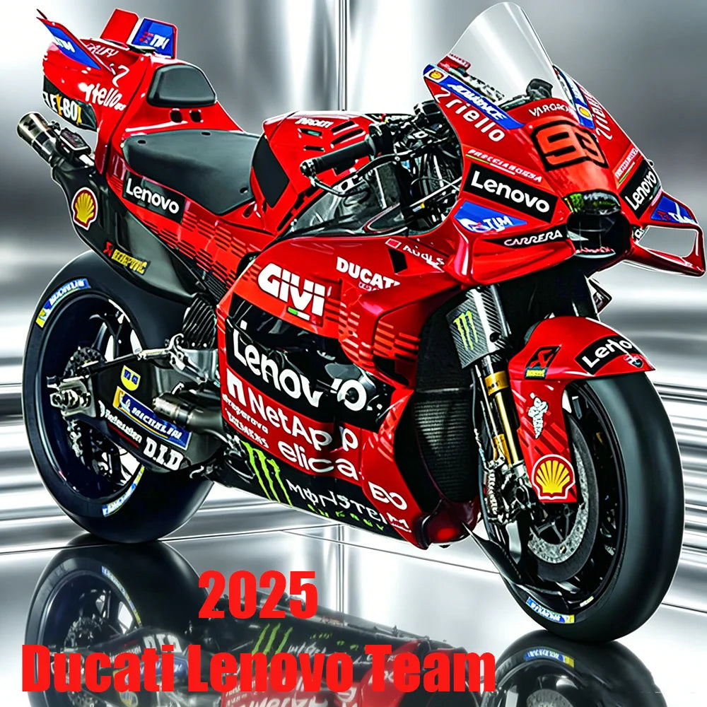 Maisto 1:18 2025 BK8 Gresini Racing Ducati Lenovo Team Moto GP  casting motorcycle Model collection gift toy