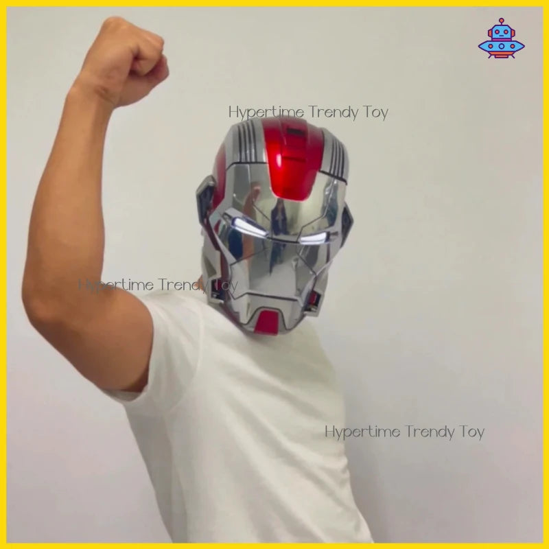 Casco de Iron Man con Control de Voz Inteligente, Réplica Exacta 1:1, Set Multiseries, Equipo de Exhibición Premium, Coleccionable de Alta Gama