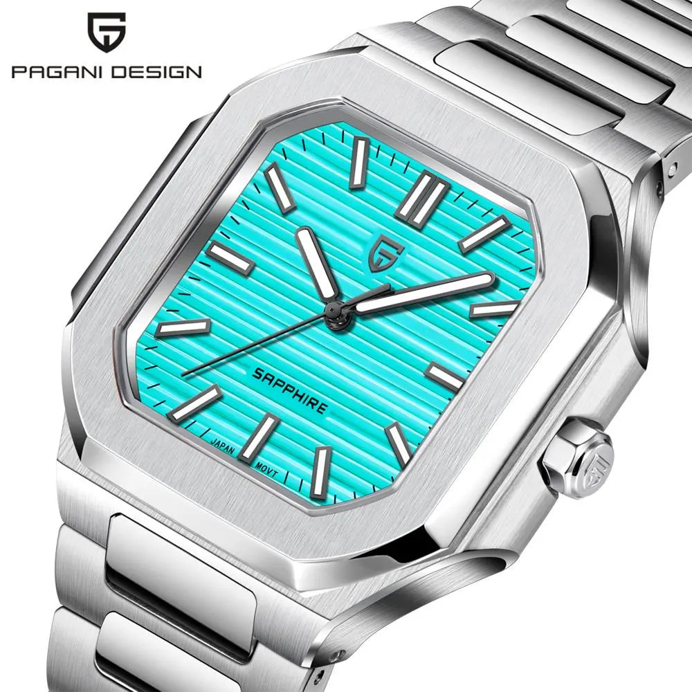 2026 Nuevo Reloj de Cuarzo para Hombre PAGANI DESIGN de Primera Marca, Reloj de Negocios de Lujo con Cristal de Zafiro con Revestimiento AR, Reloj Luminoso con Movimiento Japonés VH31