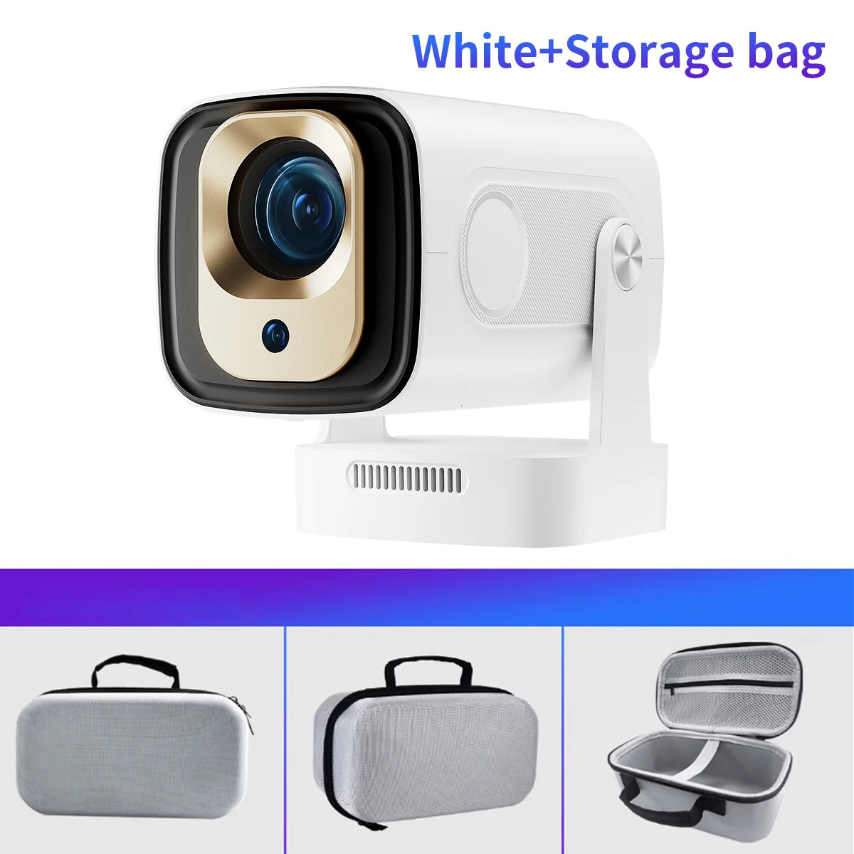 Mini proyector Magcubic HY310 para películas al aire libre enfoque automático 1080P 330ANSI Android 11 WiFi6 BT5.4 4K con control remoto por voz Air Mouse