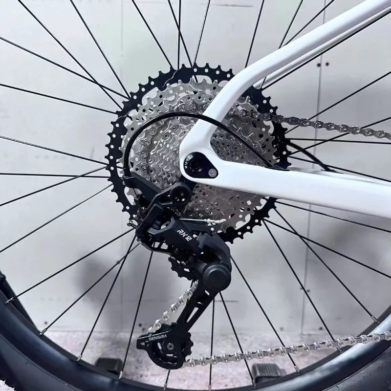 Bicicleta de montaña de carbono Kozo, precio de fábrica, MTB 29er, rígida para adultos, con frenos de disco hidráulicos de cuatro pistones