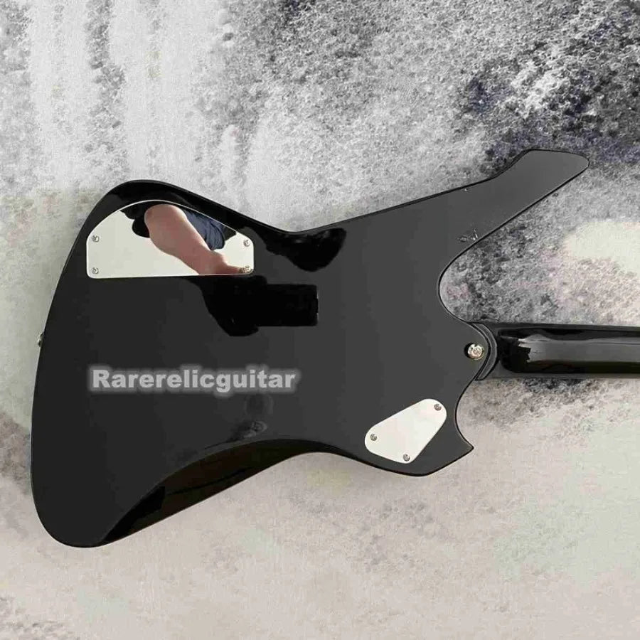 Guitarra eléctrica Paul Sliver personalizada, protector de púa espejado en forma de estrella, pastillas HH