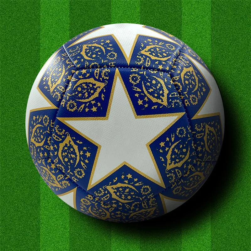 Pelotas de fútbol más nuevas, tamaño estándar 5, Material PU, alta calidad, juego oficial al aire libre, entrenamiento de fútbol, fútbol sin costuras