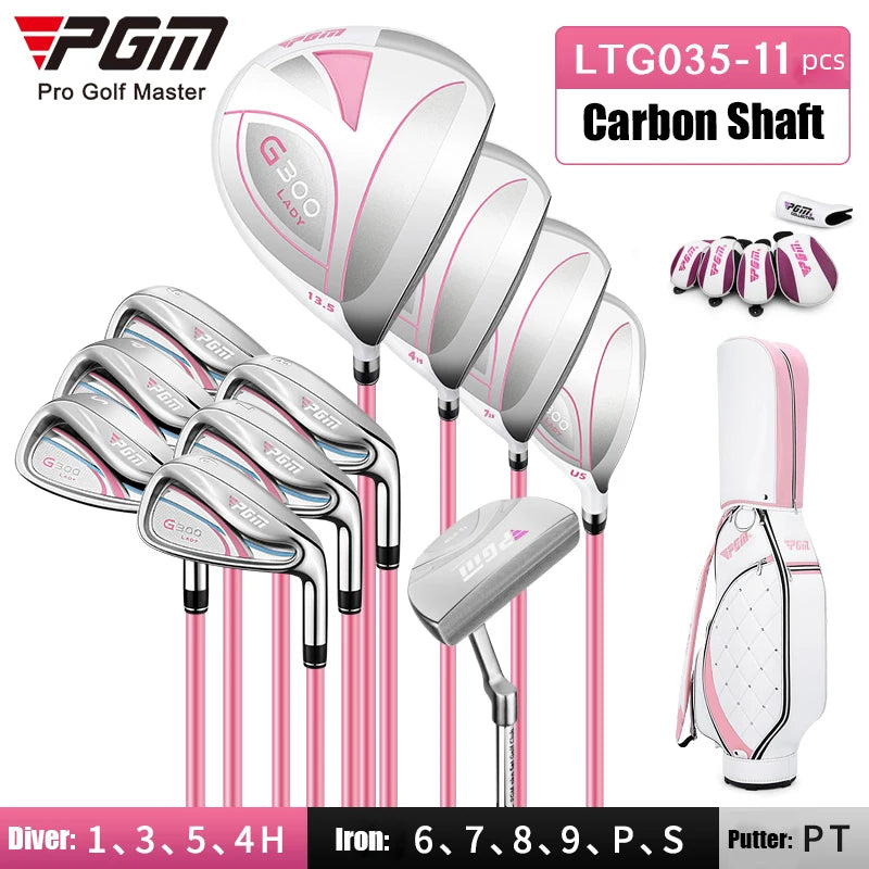 Juego de golf para mujer PGM, fabricante mayorista de palos de golf, juego completo para mujeres