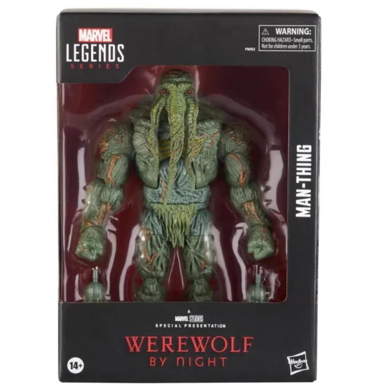 Nueva figura de acción original de Hasbro Marvel Legend Series WEREWOLF By NIGHT MAN-THING, modelo de regalo, colección de juguetes