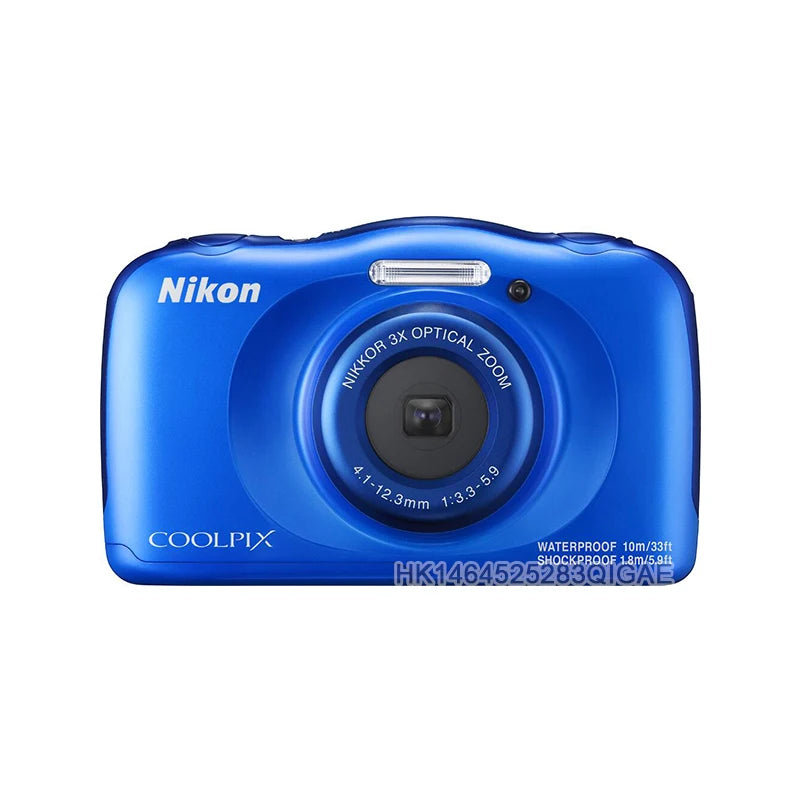 Cámara digital Nikon W100 COOLPIX de 13,2 MP CMOS, resistente a golpes y al polvo, LCD de 2,7 pulgadas, Full HD, cámara de grabación de vídeo de 1080P