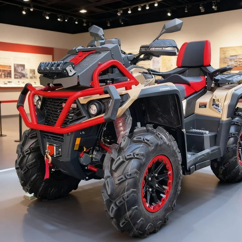 800-1000cc V-Twin Adventure Ready ATV barras de impacto laterales azules para suelo nevado tracción fuerte bajo costo de mantenimiento para estación de playa