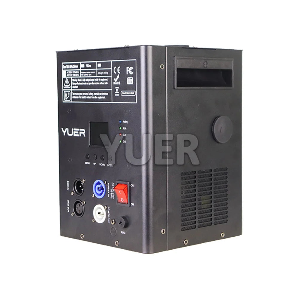 Máquina de fuegos artificiales en frío de 750W, máquina de chispa fría con Control remoto DMX, máquina de chispas en frío LCD en polvo Ti, equipo de escenario