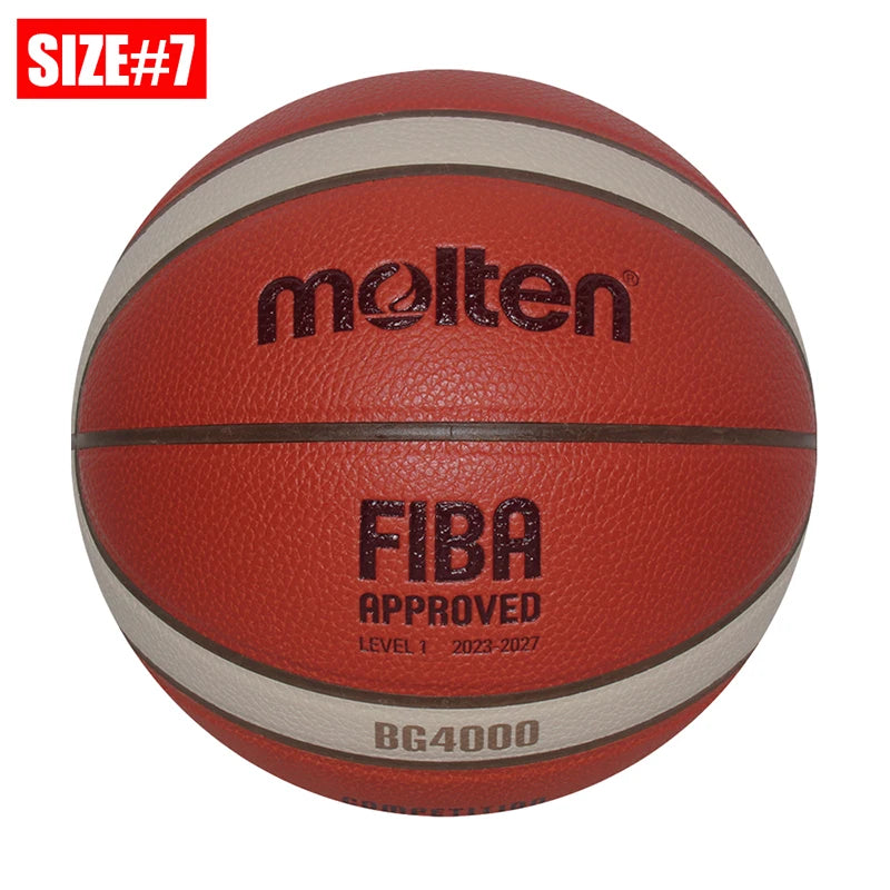 Balón de Baloncesto Molten 2026, Tamaño Oficial 7/6/5, Material PU, para Interior y Exterior, Entrenamiento, Partidos, Equipo, Baloncesto Original