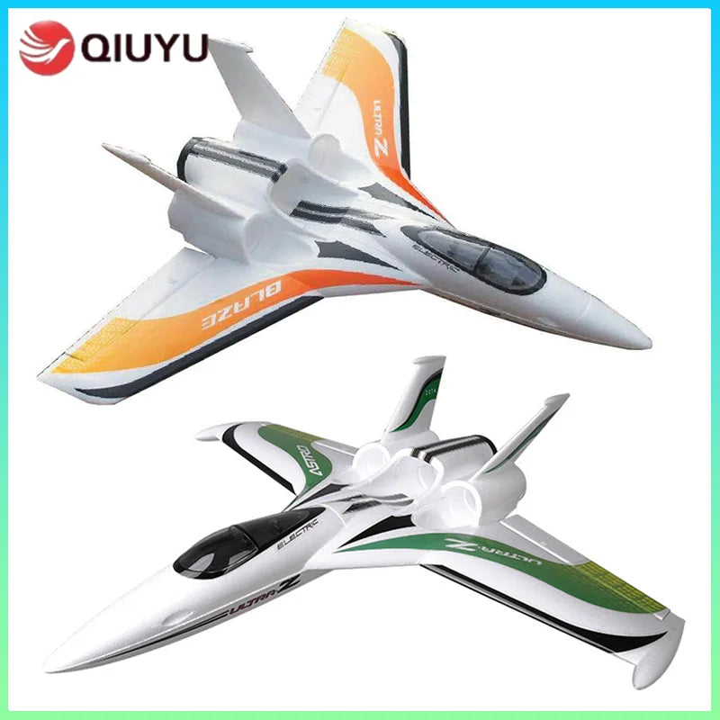 Avión Eléctrico RC Ultra Z Astro Delta Wing con Ventilador Canalizado de 64 mm, Propulsión Trasera, Ala Fija, Espuma EPO, Modelo de Avión de Carreras de Alta Velocidad
