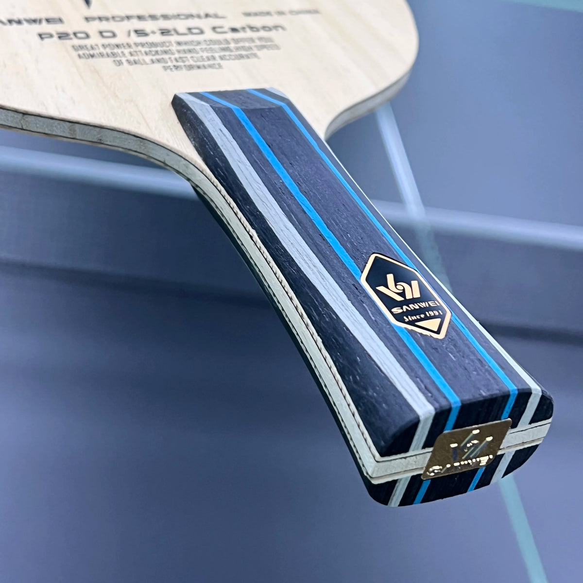 Nueva Pala de Tenis de Mesa SANWEI P20 D Carbon 2026, Raqueta P20D para Loop y Ofensiva, Pala de Ping Pong