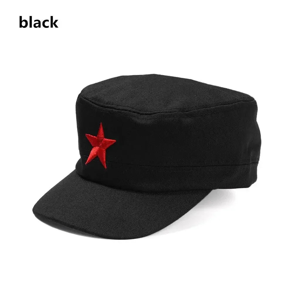 Gorra de algodón unisex para hombre, primavera, verano, playa, al aire libre, calle, estilo urbano, sombrero de sol con estrella roja, dropshipping
