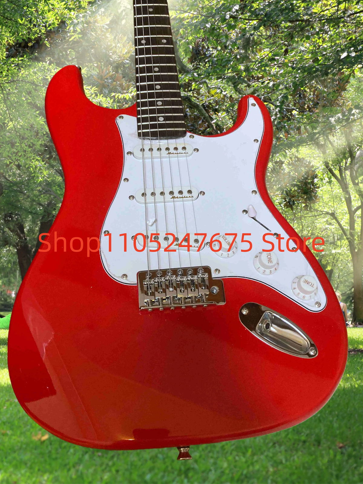 (Entrega en 25-35 días) En stock Guitarra eléctrica con cuerpo personalizado de caoba 05