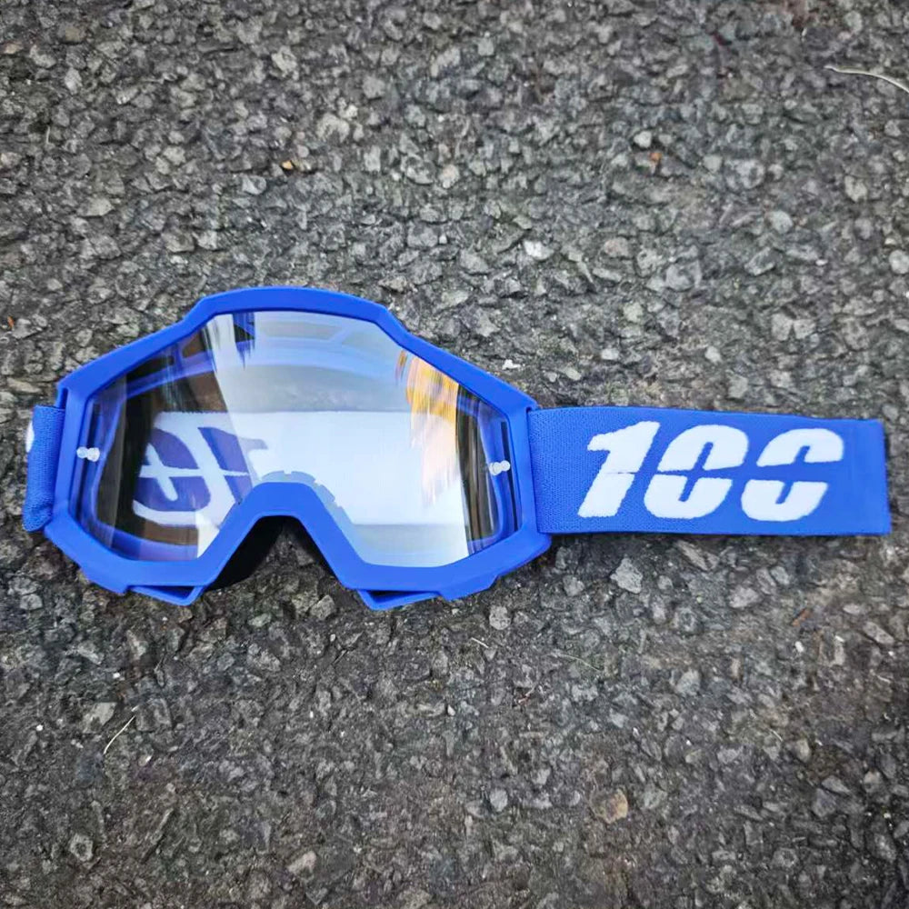 Gafas de Motocross MX Todoterreno, Antipolvo, Antiviento, con Lentes de PC para Casco de Carreras de Motocross