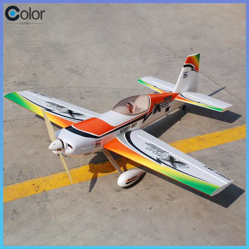 Haokai modelo de aviación tercera generación Extra300 efectos especiales 3d Haofei 30e1 metro 2 alas Span avión ala V3 regalo de cumpleaños
