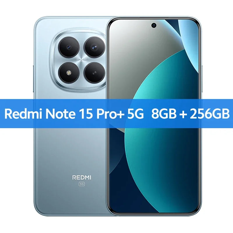 Global Version Redmi Note 15 Pro Plus 5G 1.5K CrystalRes Display 6.83-inch NFC Hz 200 MP Camera 6500mAh Battery IP68