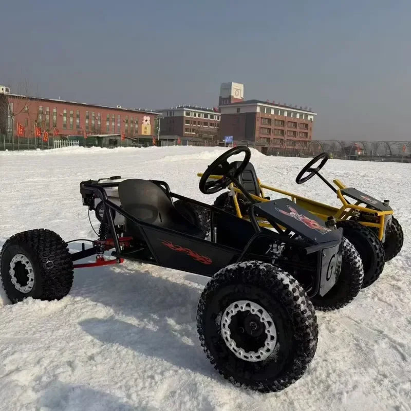 Kart Todoterreno de Cuatro Ruedas a Gasolina, ATV para Drift al Aire Libre, Vehículo Todo Terreno