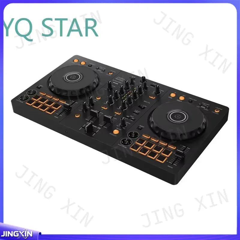 Controlador de DJ digital DDJ FLX4 para principiantes de Pioneer, para streaming, presentaciones en vivo, configuración de bar, mezcla y scratch.