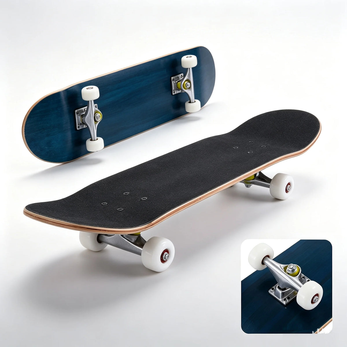 Patineta de madera desmontable para niños, jóvenes y adultos, 79x20cm