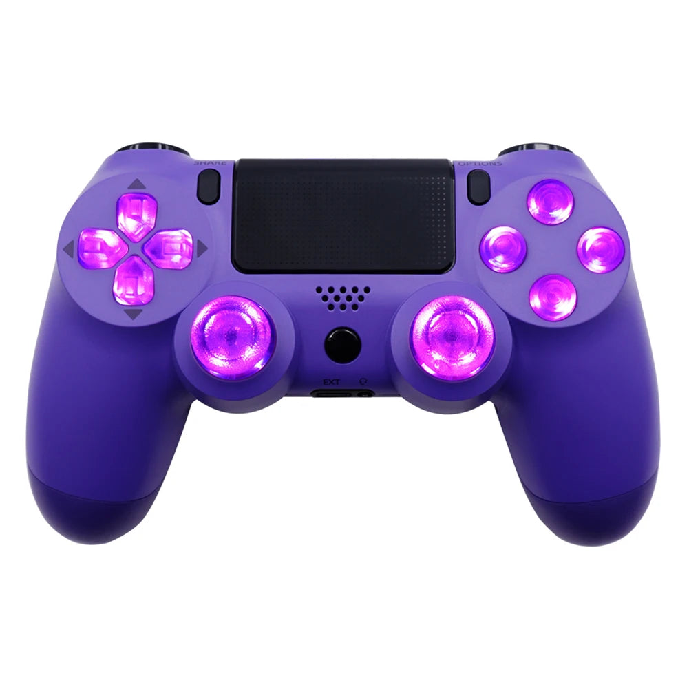Thumsticks Face Buttons DTF LED Kit 6-Color Luminated D-Pad for PS4 Controller Electronic Machine Accessories