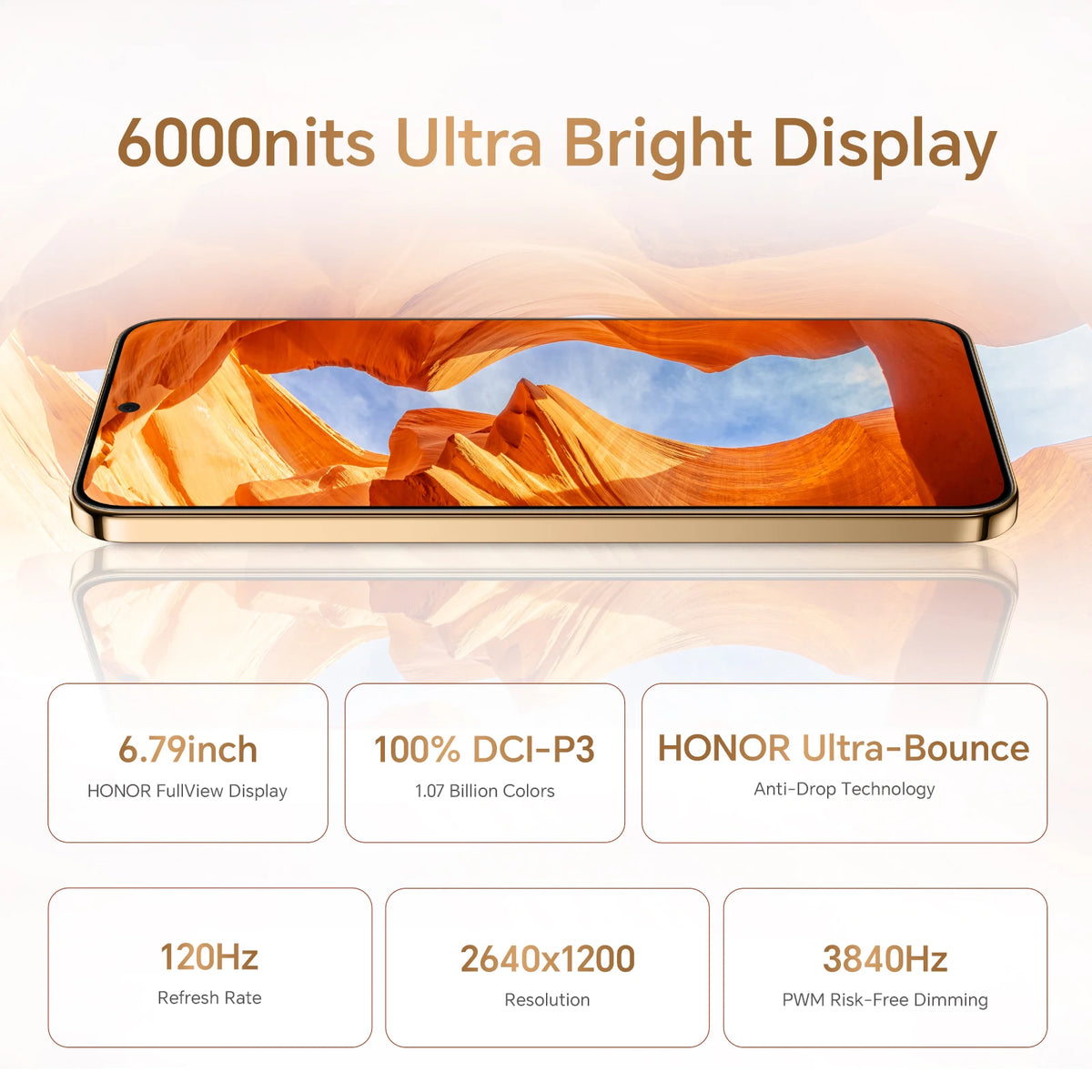 HONOR Magic8 Lite 5G, Versión UE, Smartphone 5G, Batería de 7500mAh, Cámara principal de 108MP, Pantalla AMOLED de 6.79'', Triple resistencia