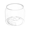 Durable Transparent Round Fish Tank Anti-broken Fall Resistant Fish Bowl Decorative Plastic Viewing Tank Living Room