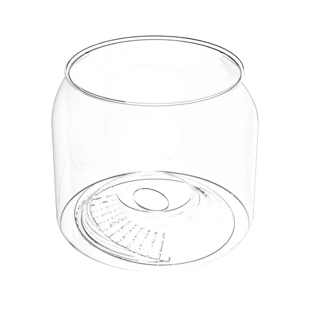 Durable Transparent Round Fish Tank Anti-broken Fall Resistant Fish Bowl Decorative Plastic Viewing Tank Living Room