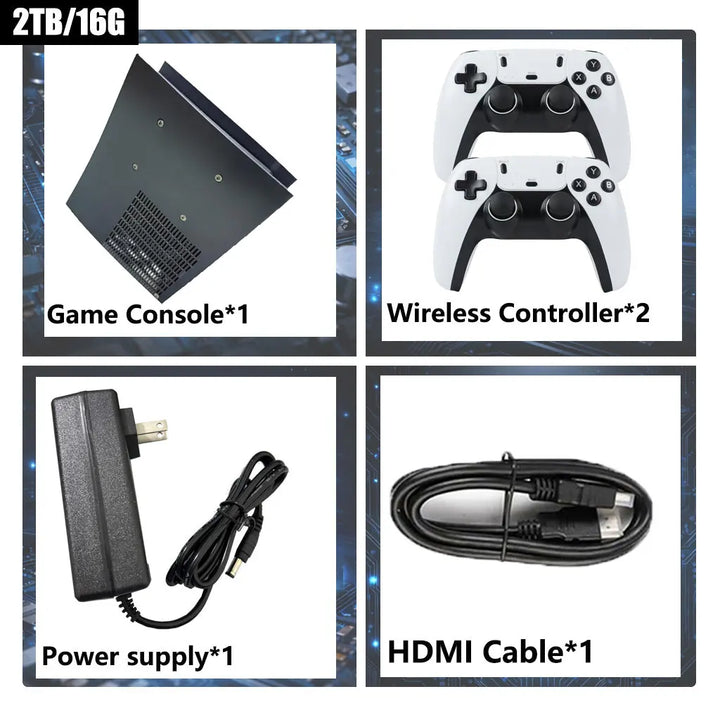 Nueva CPU AC1 Pro Actualizada con Sistema Dual, Funciones de Win11, 2/4 TB de ROM, 8/16 GB de RAM y Más de 99,999 Juegos para Switch, PS2, PS3, XBOX, NGC