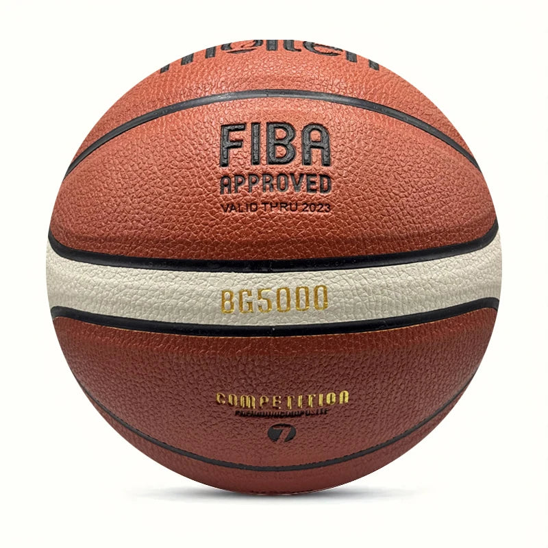 Balón de Baloncesto Talla 7, Certificado Oficial, Balón Estándar para Competición, Entrenamiento, Hombres y Mujeres