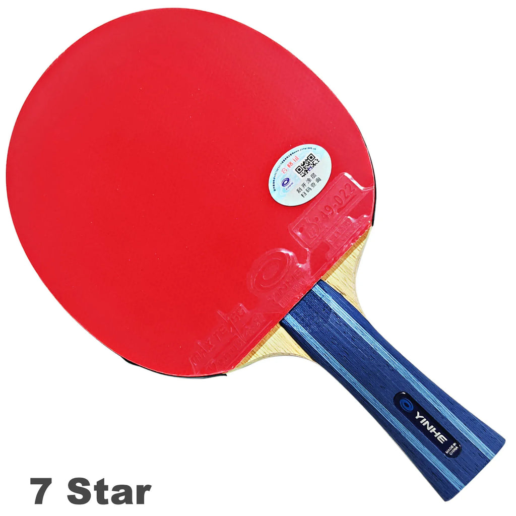 Raqueta de tenis de mesa profesional Yinhe, raqueta de Ping Pong ofensiva de carbono de 7/8/9/10 estrellas, elástica ligera con aprobada por ITTF