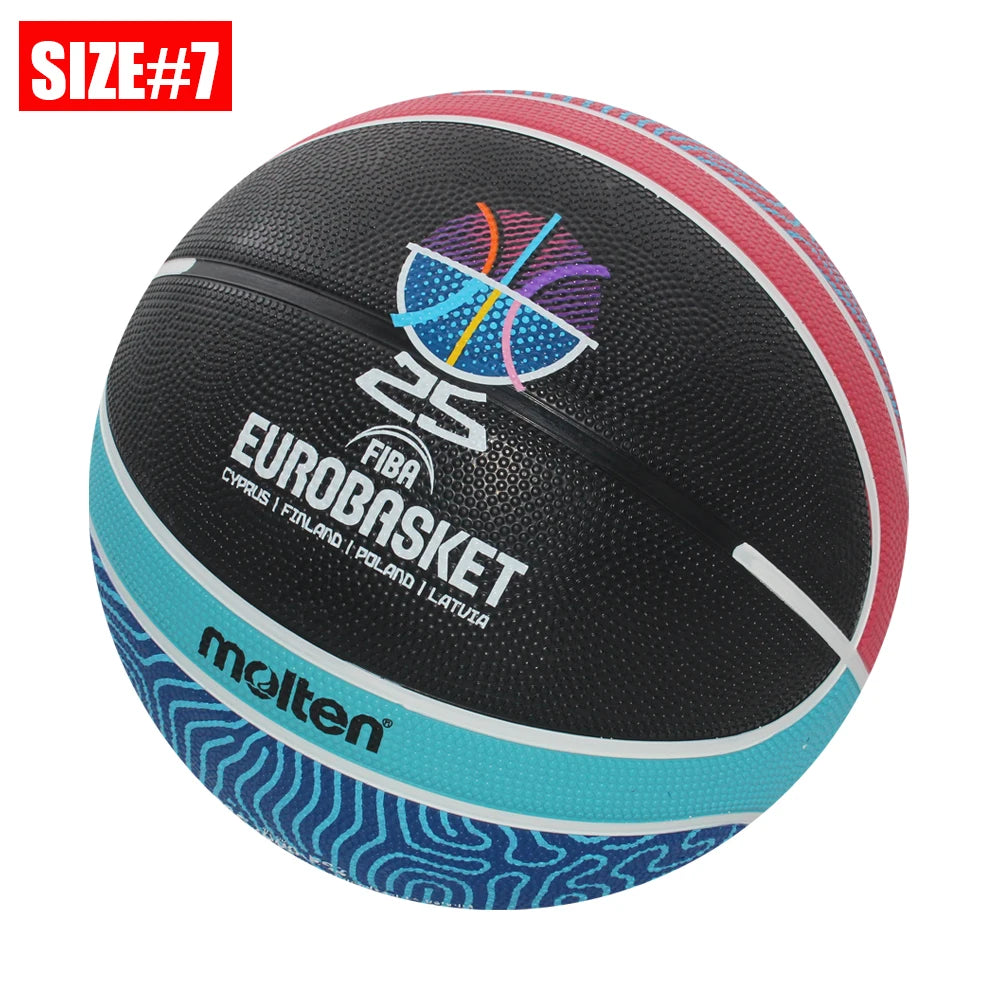 2025 Pelotas de baloncesto fundidas Tamaño oficial 7 Goma resistente al desgaste Interior Exterior Hombres Baloncesto Entrenamiento basketbol topu