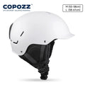 Casco de esquí certificado COPOZZ, casco de Snowboard moldeado integralmente para marido con Bukcle magnético, motocicleta, nieve, hombres, mujeres y adultos