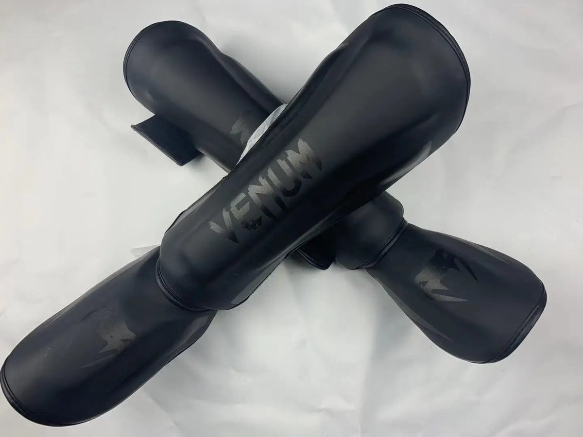 Protectores de Espinilleras Profesionales de Piel Sintética PU para Boxeo, Muay Thai y MMA, Calentadores de Piernas para Entrenamiento, Protectores Ligeros para Patadas