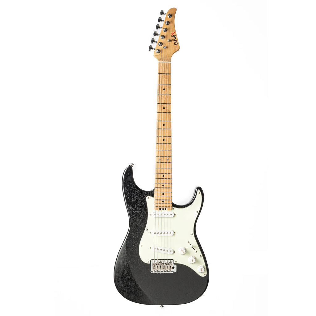 EART Guitars Nexus-S1 Guitarra eléctrica S-S-S de arce tostado/caoba de 25,5"