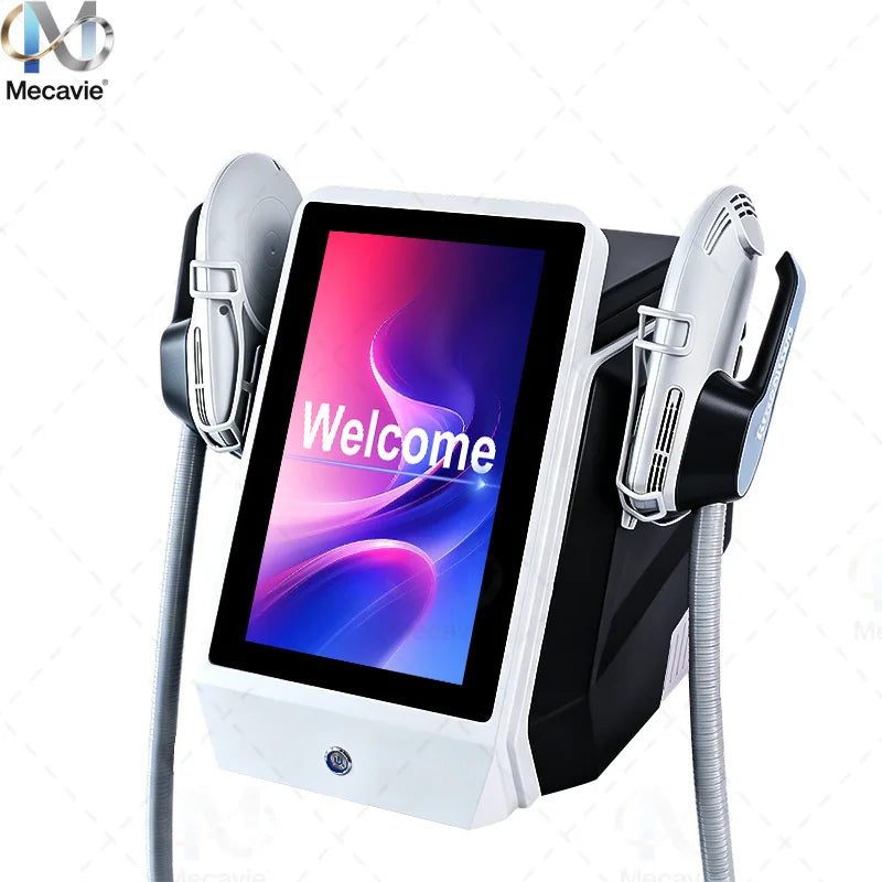 Dispositivo de Reducción de Grasa EMS RF de Nueva Generación, 6500W, 200HZ, con Doble Manípulo, para Esculpir el Cuerpo, Reafirmar la Piel y Equipo de Belleza