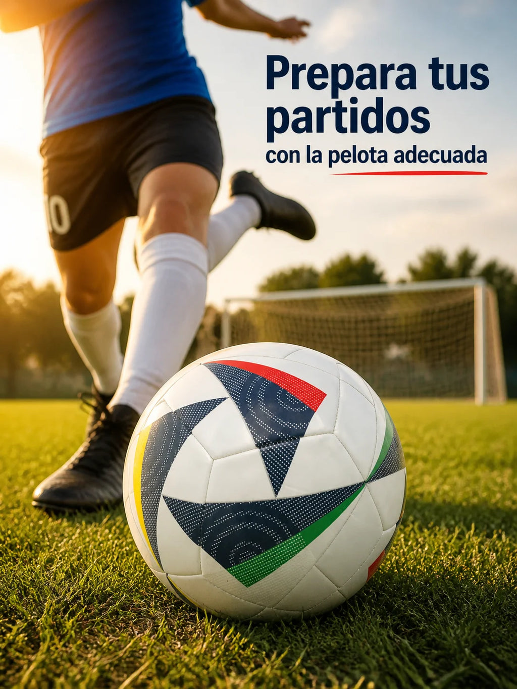 Balón de fútbol ideal para entrenamiento y partidos al aire libre