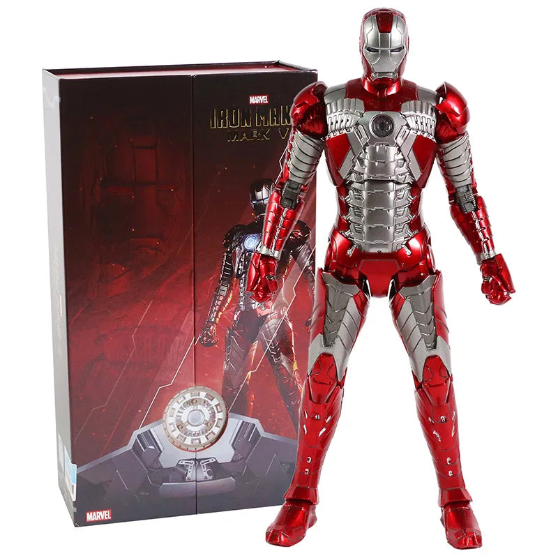 ZD Toys Iron Man 3 MK 22 24 35 41 47 figura de acción de PVC juguete de modelos coleccionables
