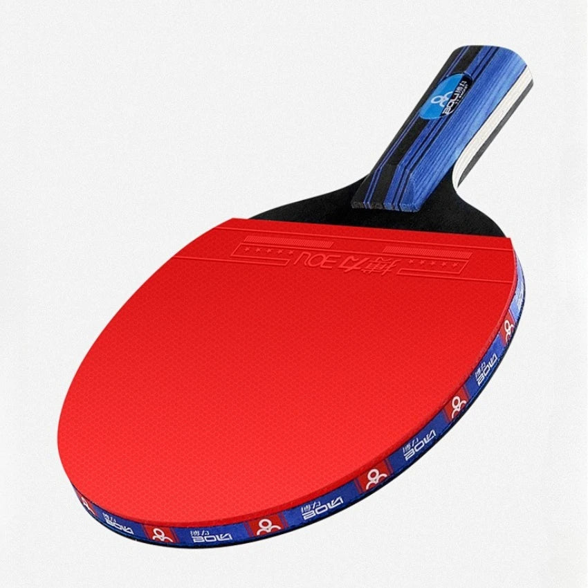 Raquetas de tenis de mesa de 5 estrellas, juegos profesionales de alto rendimiento con bolsa de transporte, entrenamiento, madera maciza pura, alta elasticidad
