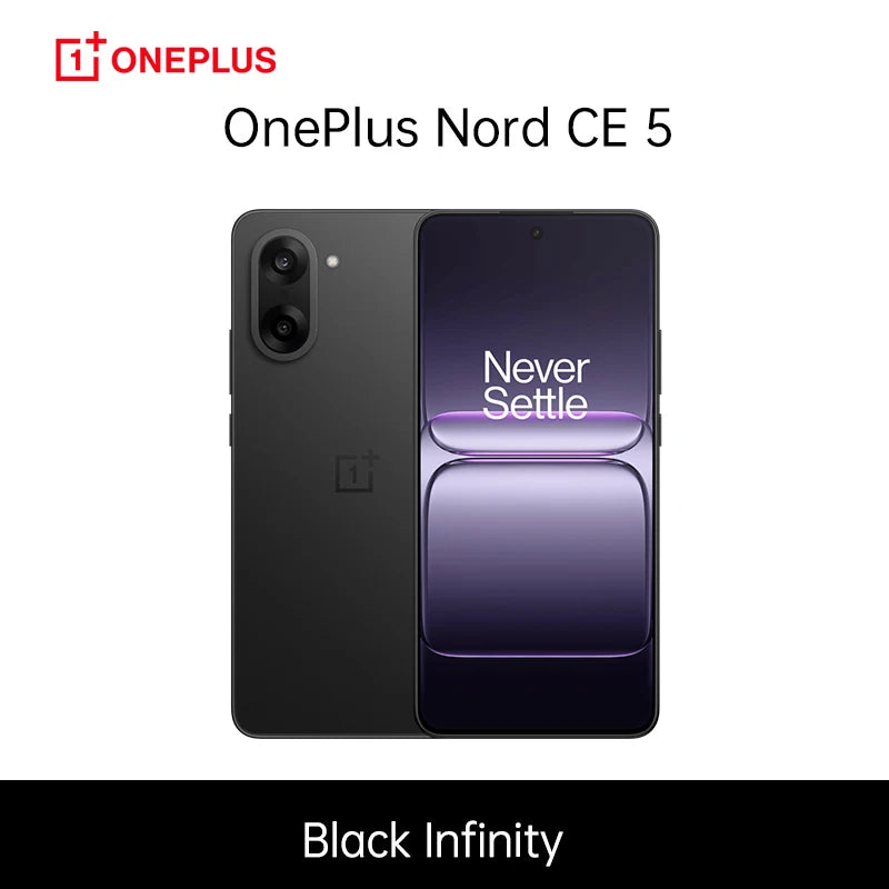 Versión global del smartphone OnePlus Nord CE 5 5G 8GB+256GB 7100mAh 80W cámara de 50MP con EIS+OIS Android 15 WiFi 6