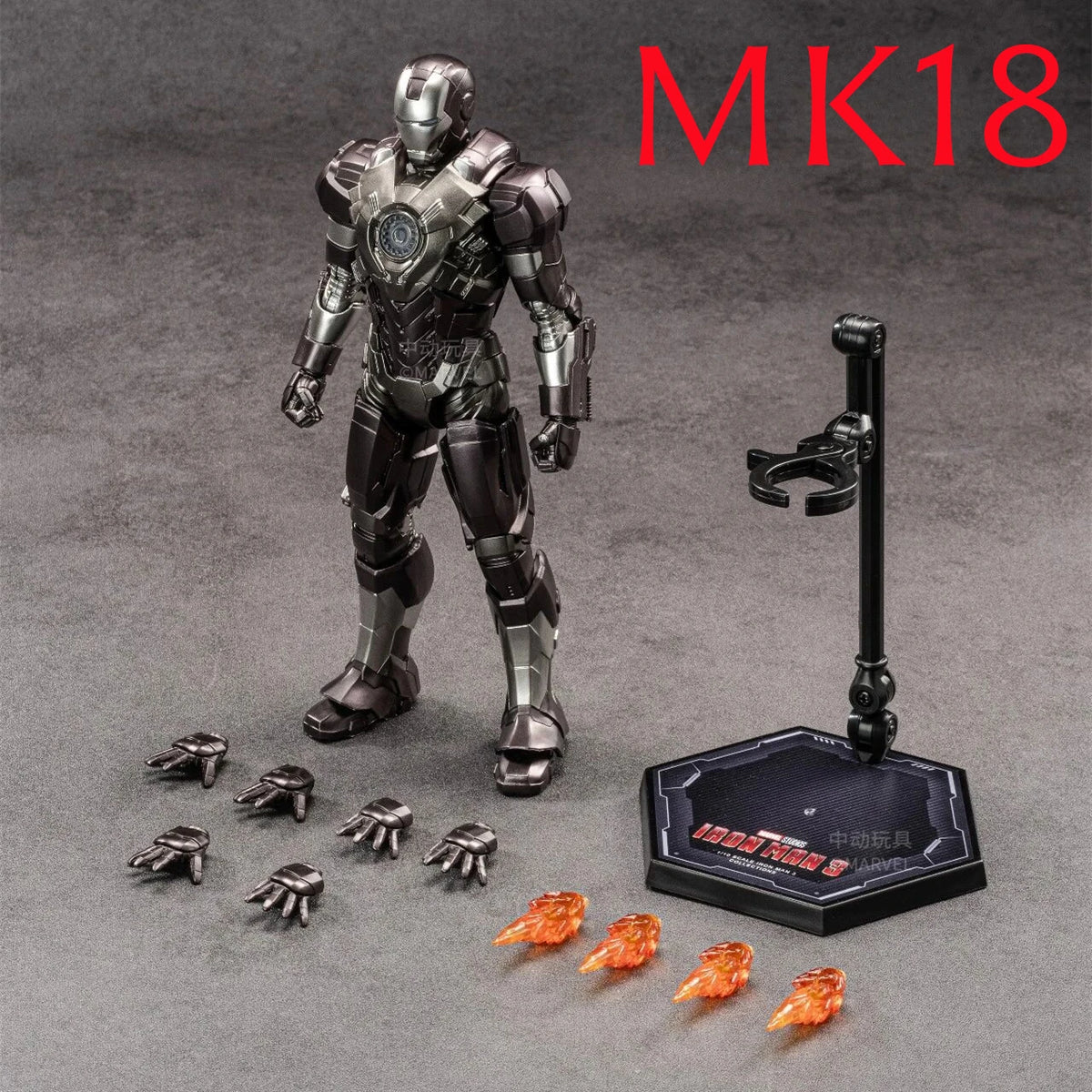 ZD Toys Marvel Avengers Iron Man Figura de acción MK3 MK6 MK50 Spider-Man: No Way Home Scarlet Spider Figura de acción coleccionable Regalo