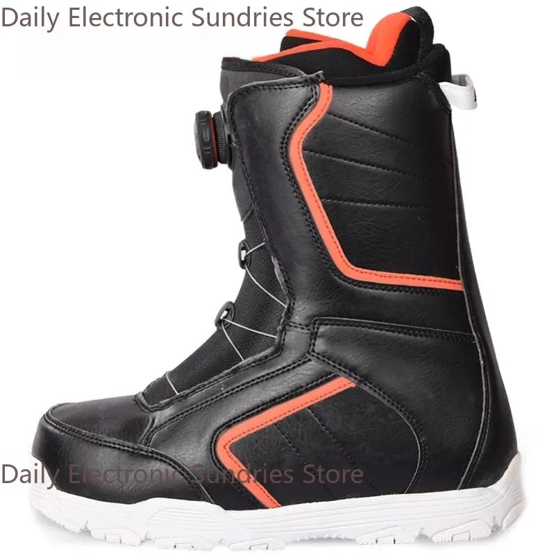 Botas de Snowboard y Esquí Boa de un Solo Cordón, Ligeras y de Calzado Rápido para Deportes de Nieve
