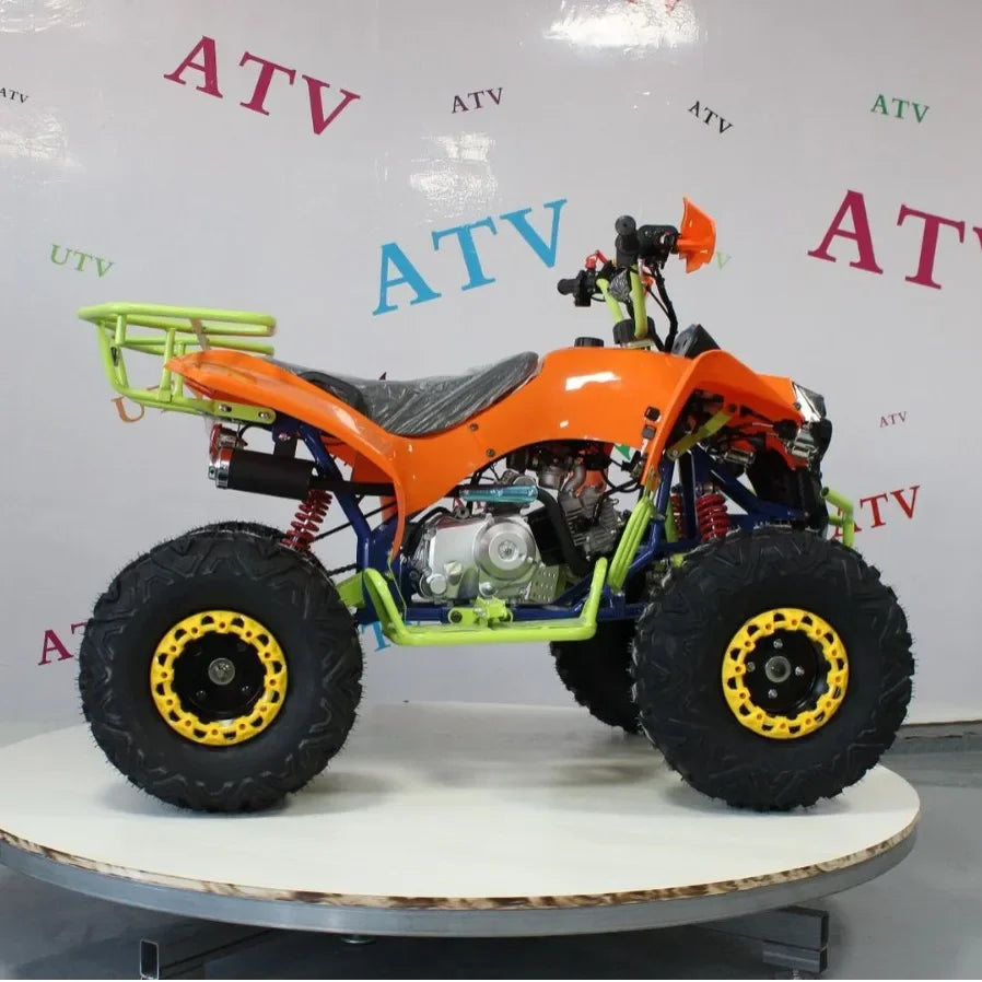 ATV Eléctrico de Nieve de 125 cc, 4x4, Motocicleta Todoterreno de Montaña, Rendimiento Fuera de Carretera