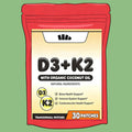 Parches Transdérmicos de Vitamina K2 + D3, Contienen Complejo de Vitamina D y K, Biotina y Ácido Fólico Premium, 30 Parches