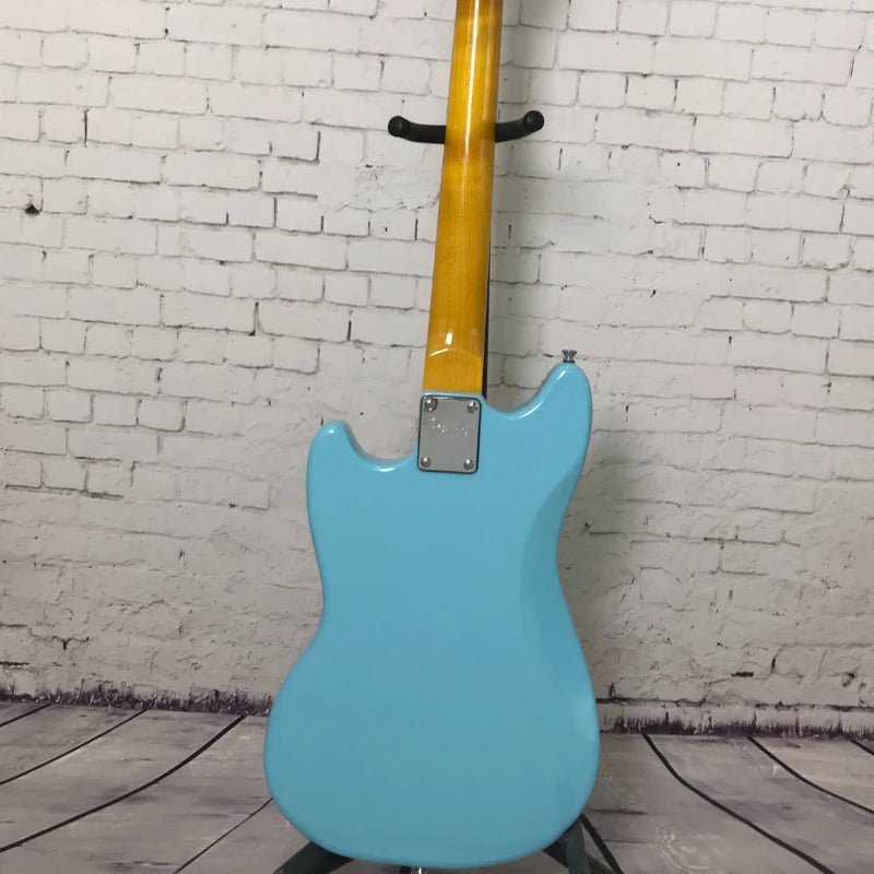 Guitarra Eléctrica de Moda en Color Azul Daphne, con Pastillas Simples y Humbucker, para Principiantes, Entrega Gratuita