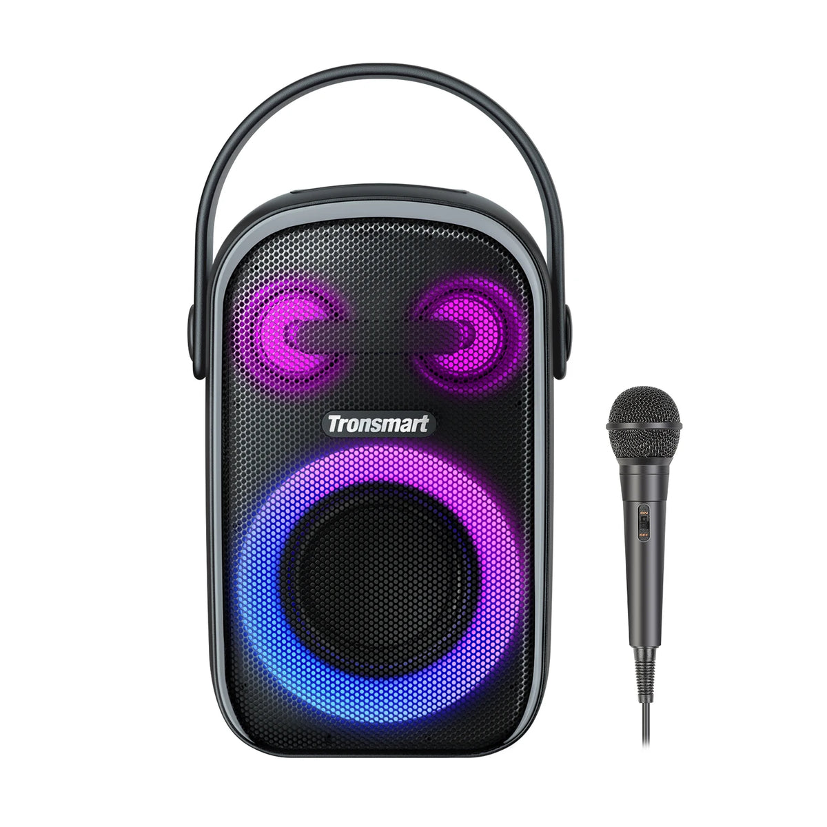 Altavoz Bluetooth Tronsmart Halo 110 con micrófono, sistema de sonido de 3 vías, modos de audio duales, control por aplicación, para fiestas