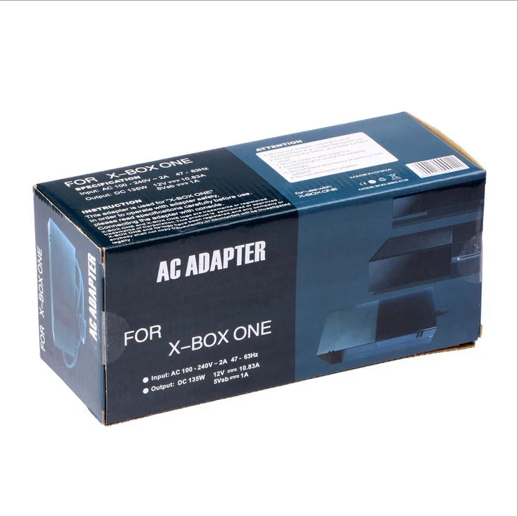 Adaptador de Corriente de Repuesto con Enchufe Europeo, Compatible con Consola Xbox One, Cargador de CA Estable, Accesorio de Alimentación para Consola de Juegos en Casa